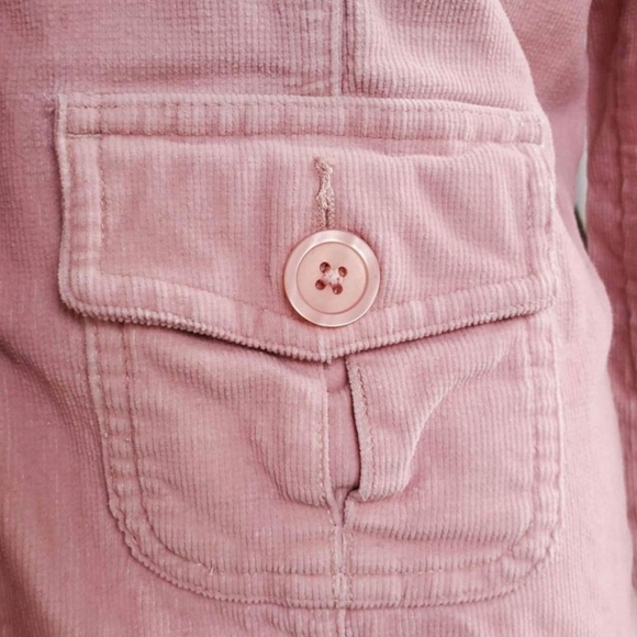 VTG Y2K So Real So Right Light Pink Corduroy Jacket / Jr. Size M or Small Woman - Picture 6 of 10